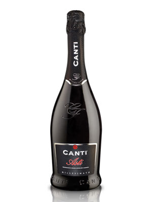 Canti Asti D.O.C.G. Millesimato Vin Petillant Doux Italien avec coffret  cadeau - 1 Bouteille x 75cl : : Epicerie